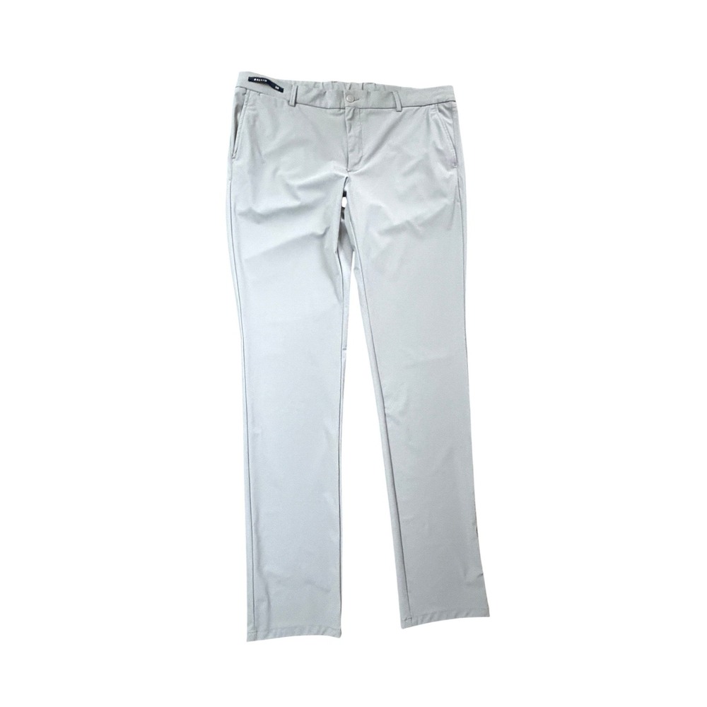 NEW BALLIN Mens Grey Performance Stretch Golf Drawstring‎ Pants Size 38